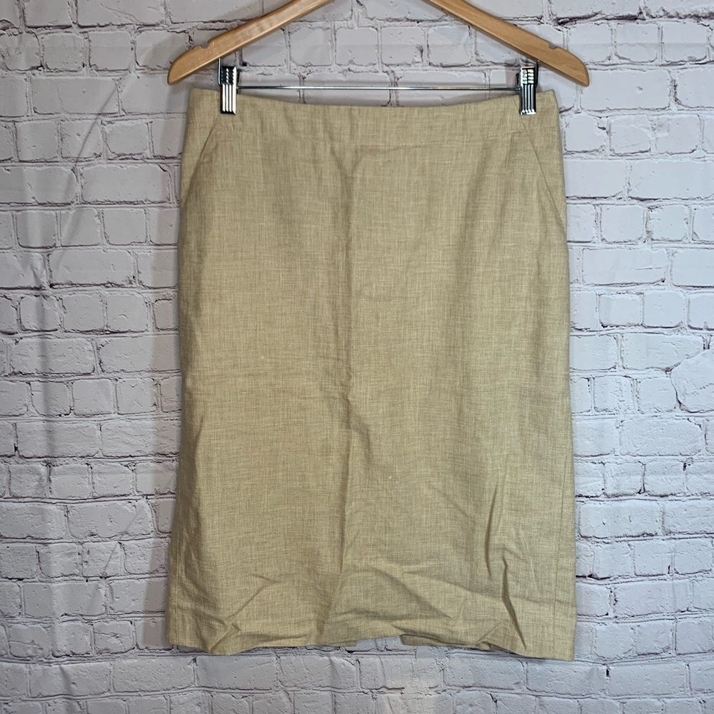 Banana Republic Linen Blend Pencil Skirt size 6